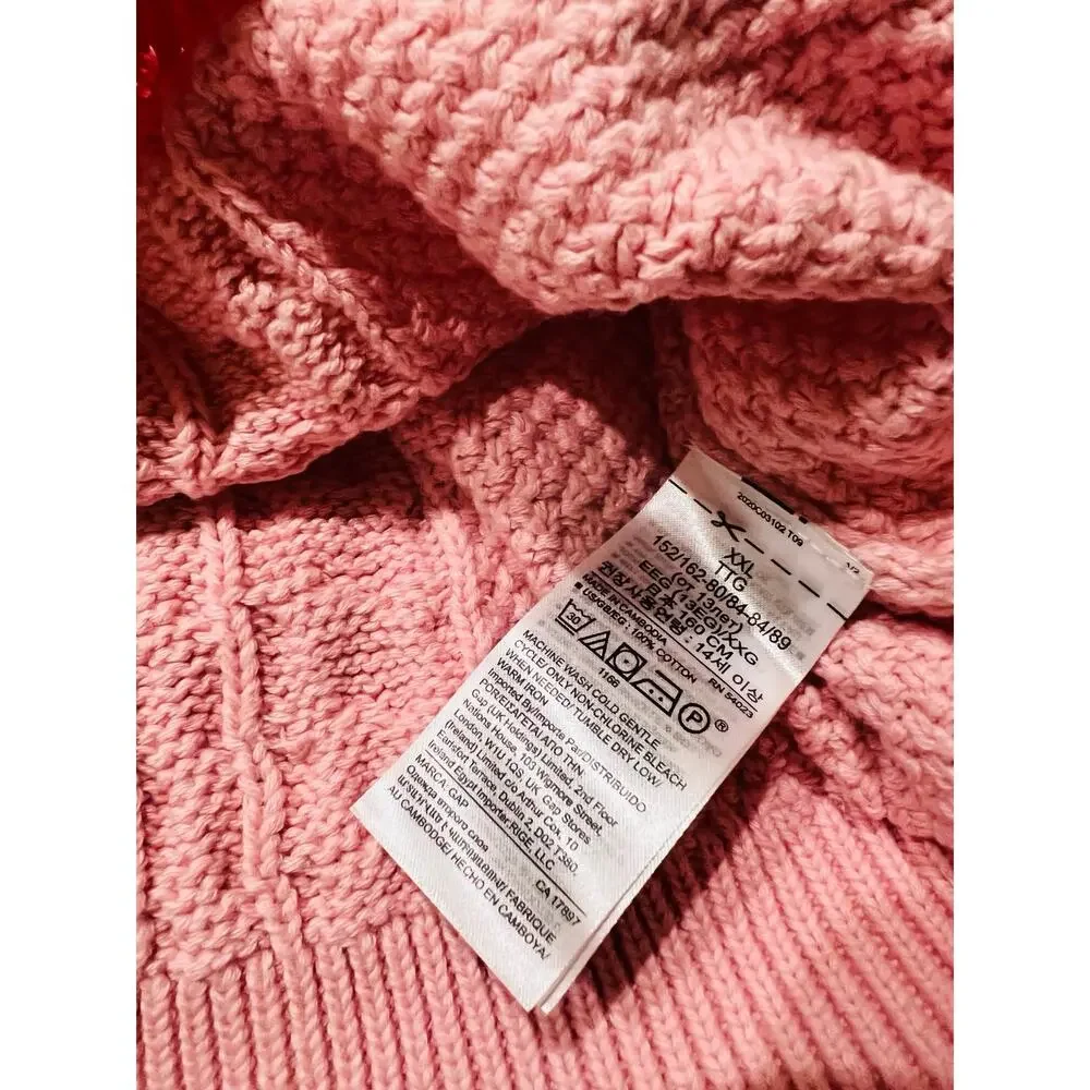 NWT❤️Gap Kids Relaxed Cable-Knit Sweater szXXL(14-16)